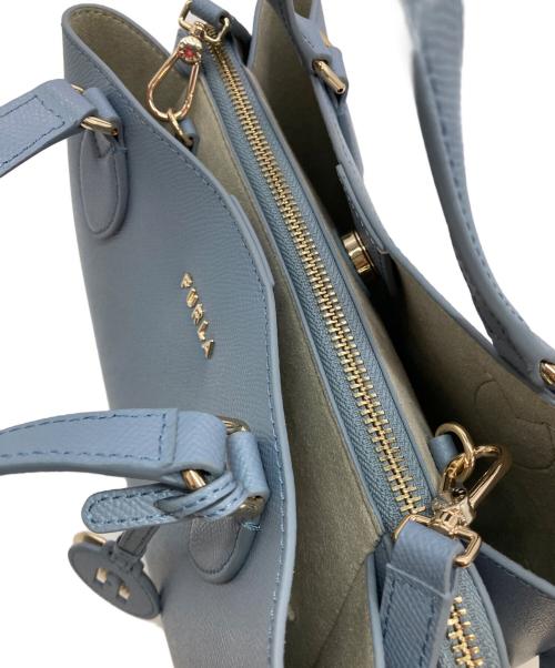 FURLA（フルラ）FURLA (フルラ) MINERVA S ブルーの古着・服飾アイテム