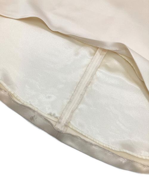 Kaene（カエン）Kaene (カエン) サテンリボンドレス アイボリー サイズ:34の古着・服飾アイテム