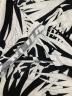 中古・古着 Saint Laurent Paris (サンローランパリ) ジャングルフラワープリントカットソー ブラック×ホワイト サイズ:XS：14000円