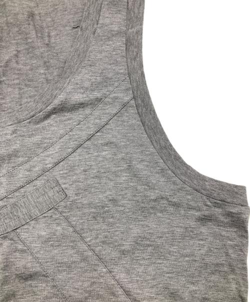DIOR HOMME（ディオール オム）DIOR HOMME (ディオール オム) フロントデザインノースリーブカットソー グレー サイズ:Sの古着・服飾アイテム