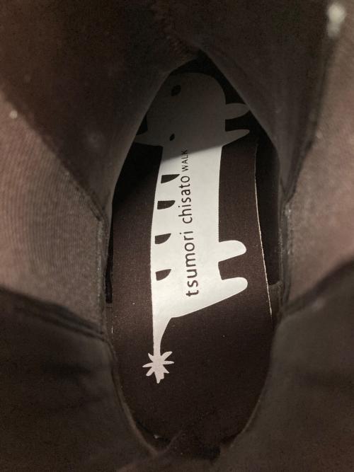 tsumori chisato walk（ツモリチサトウォーク）tsumori chisato walk (ツモリチサトウォーク) サイドゴアショートブーツ ブラウン サイズ:24 1/2の古着・服飾アイテム