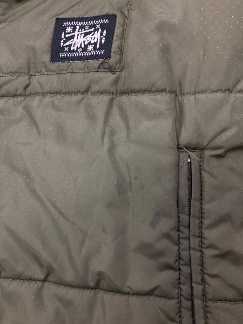 stussy（ステューシー）stussy (ステューシー) ［古着］thermolite puffer jacket オリーブ サイズ:Lの古着・服飾アイテム