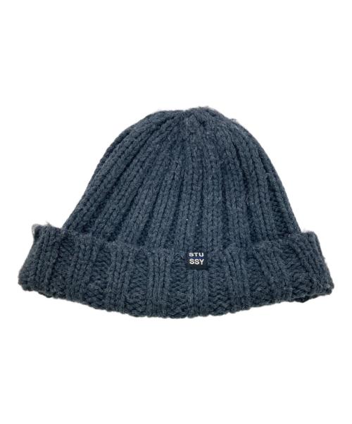 stussy（ステューシー）stussy (ステューシー) ［古着］ニット帽 グレーの古着・服飾アイテム