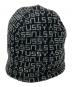 stussy（ステューシー）の古着「モノグラムジャガードビーニー」｜ブラック