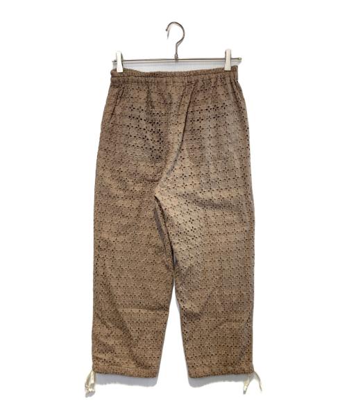 tricot COMME des GARCONS（トリココムデギャルソン）tricot COMME des GARCONS (トリココムデギャルソン) フラワーカットイージーパンツ ブラウン サイズ:Freeの古着・服飾アイテム