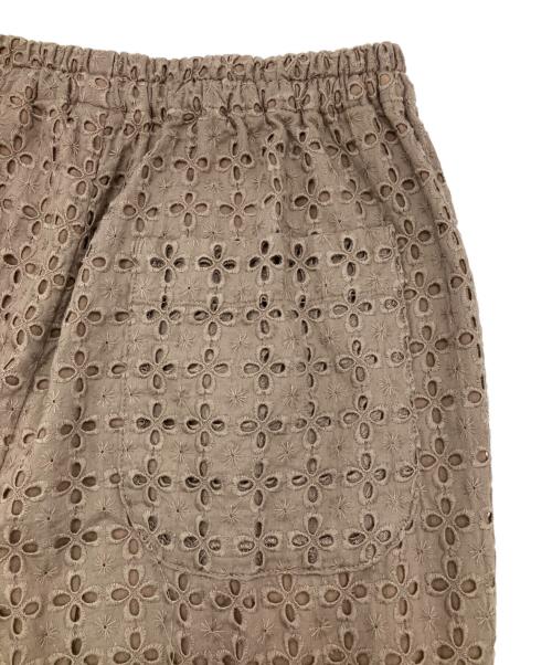 tricot COMME des GARCONS（トリココムデギャルソン）tricot COMME des GARCONS (トリココムデギャルソン) フラワーカットイージーパンツ ブラウン サイズ:Freeの古着・服飾アイテム