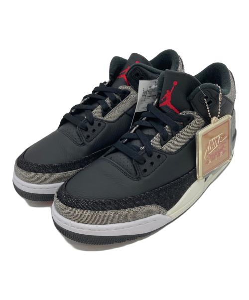 NIKE（ナイキ）NIKE (ナイキ) LEVI'S (リーバイス) AIR JORDAN 3 RTR LSC BLK SP ブラック サイズ:US10 未使用品の古着・服飾アイテム
