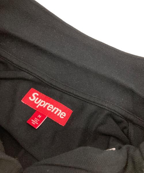 SUPREME（シュプリーム）SUPREME (シュプリーム) Twill Applique Polo ブラック サイズ:Mの古着・服飾アイテム