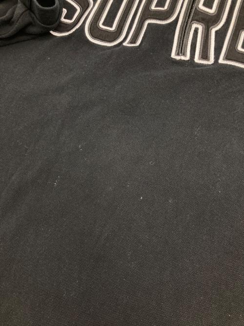SUPREME（シュプリーム）SUPREME (シュプリーム) Twill Applique Polo ブラック サイズ:Mの古着・服飾アイテム