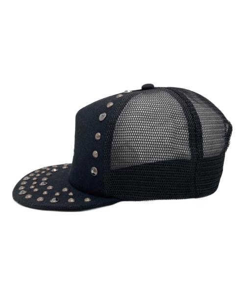 SUPREME（シュプリーム）SUPREME (シュプリーム) b.b.Simon (ビービーサイモン) Studded Mesh Back 5-Panel ブラックの古着・服飾アイテム