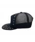 SUPREME (シュプリーム) b.b.Simon (ビービーサイモン) Studded Mesh Back 5-Panel ブラック：15000円