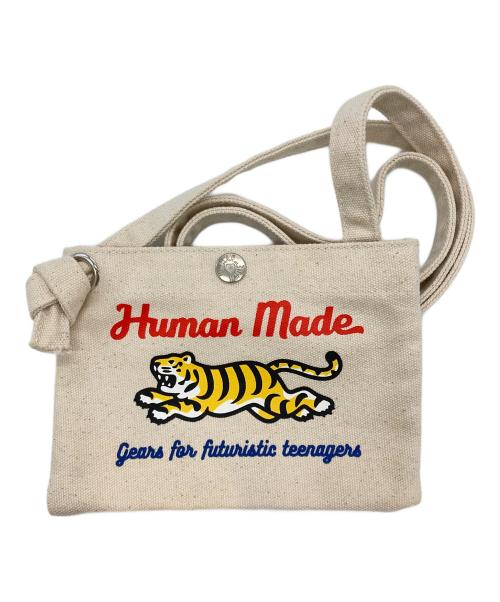 HUMAN MADE（ヒューマンメイド）HUMAN MADE (ヒューマンメイド) Mini Shoulder Bag アイボリーの古着・服飾アイテム