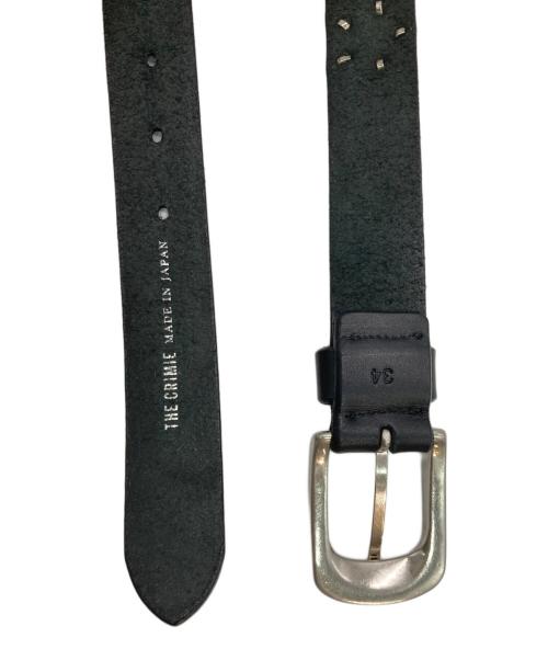 THE CRIMIE（ザ クライミー）THE CRIMIE (ザ クライミー) STAR STUDDED BELT ブラック サイズ:34の古着・服飾アイテム