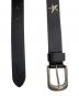 中古・古着 THE CRIMIE (ザ クライミー) STAR STUDDED BELT ブラック サイズ:34：15000円