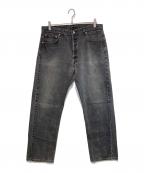 LEVI'Sリーバイス）の古着「［古着］後染め501デニムパンツ」｜ブラック