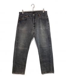 LEVI'S（リーバイス）の古着「［古着］後染め501デニムパンツ」｜ブラック