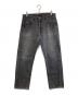 LEVI'S（リーバイス）の古着「［古着］後染め501デニムパンツ」｜ブラック