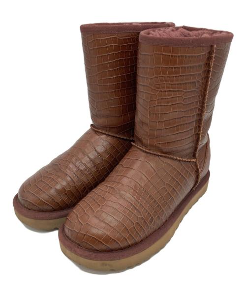 UGG（アグ）UGG (アグ) W CLASSIC SHORT CROCO ブラウン サイズ:USA5の古着・服飾アイテム