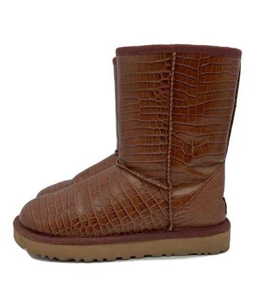 UGG（アグ）UGG (アグ) W CLASSIC SHORT CROCO ブラウン サイズ:USA5の古着・服飾アイテム