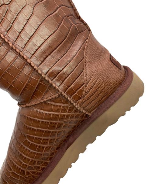 UGG（アグ）UGG (アグ) W CLASSIC SHORT CROCO ブラウン サイズ:USA5の古着・服飾アイテム