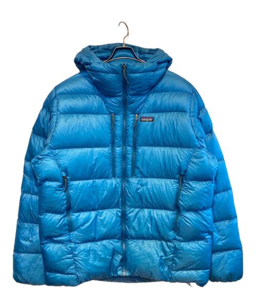 Patagonia（パタゴニア）Patagonia (パタゴニア) Fitz Roy Down Hoody ブルー サイズ:XLの古着・服飾アイテム