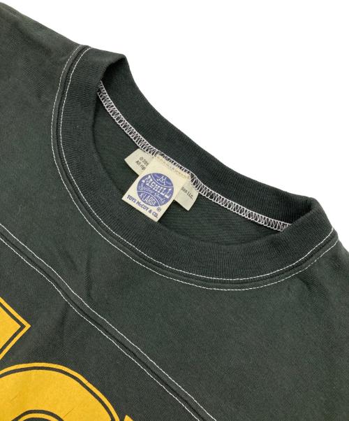 TOYS MCCOY（トイズマッコイ）TOYS MCCOY (トイズマッコイ) プリントカットソー グレー×イエロー サイズ:XLの古着・服飾アイテム
