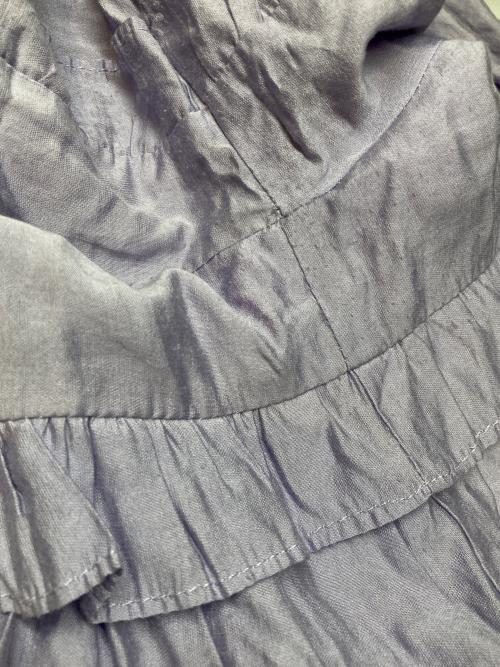 Tnewties（トゥエンティーズ）Tnewties (トゥエンティーズ) フリルブラウスワンピース パープル サイズ:Lの古着・服飾アイテム