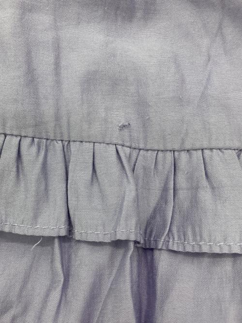 Tnewties（トゥエンティーズ）Tnewties (トゥエンティーズ) フリルブラウスワンピース パープル サイズ:Lの古着・服飾アイテム