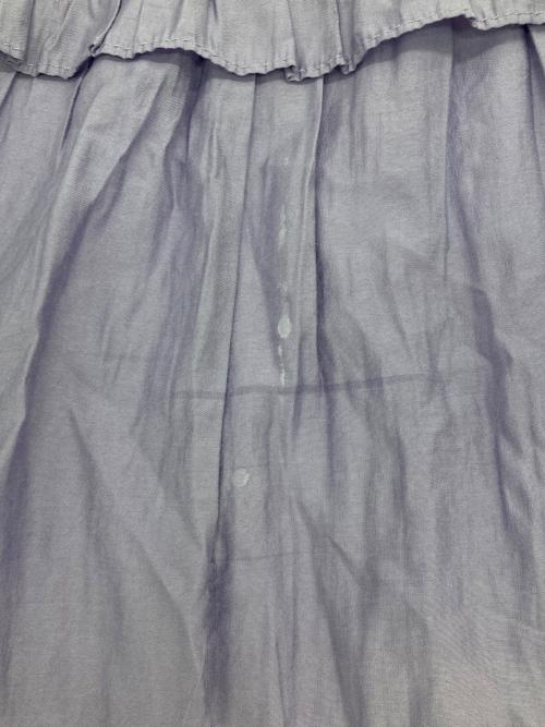 Tnewties（トゥエンティーズ）Tnewties (トゥエンティーズ) フリルブラウスワンピース パープル サイズ:Lの古着・服飾アイテム