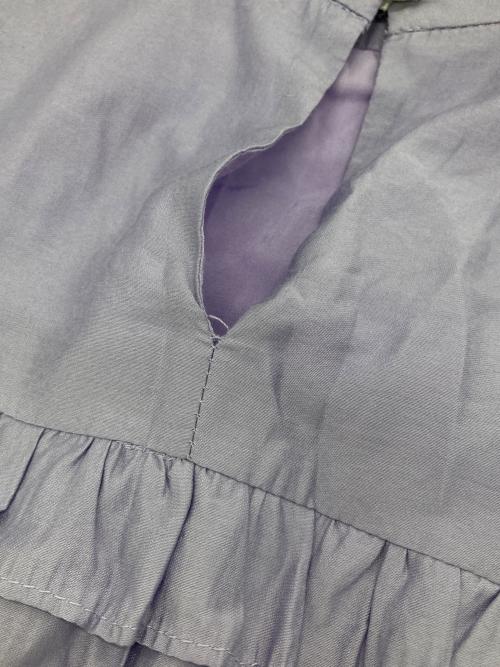Tnewties（トゥエンティーズ）Tnewties (トゥエンティーズ) フリルブラウスワンピース パープル サイズ:Lの古着・服飾アイテム