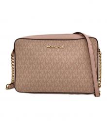 MICHAEL KORS（マイケルコース）の古着「シグネチャーショルダーバッグ」｜ピンク