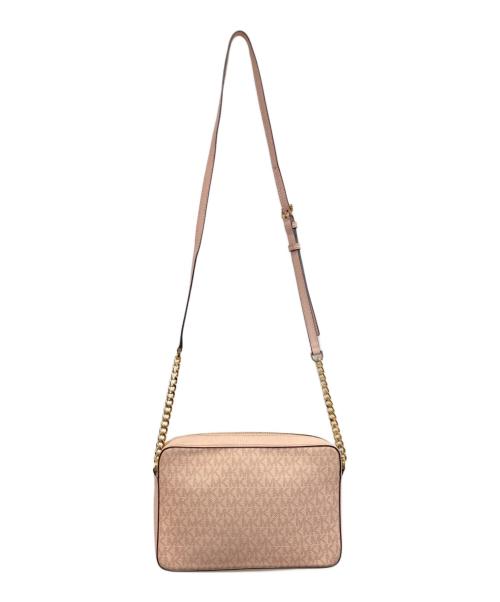 MICHAEL KORS（マイケルコース）MICHAEL KORS (マイケルコース) シグネチャーショルダーバッグ ピンクの古着・服飾アイテム