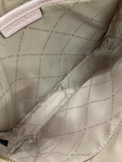 MICHAEL KORS（マイケルコース）MICHAEL KORS (マイケルコース) シグネチャーショルダーバッグ ピンクの古着・服飾アイテム
