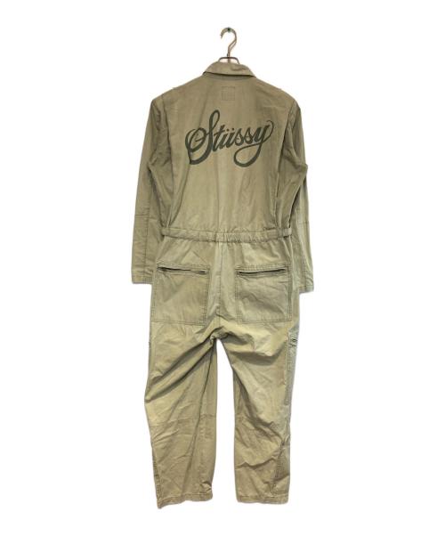 stussy（ステューシー）stussy (ステューシー) ジャンプスーツ カーキ サイズ:Ｌの古着・服飾アイテム