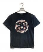 stussyステューシー）の古着「プリントTシャツ」｜ブラック
