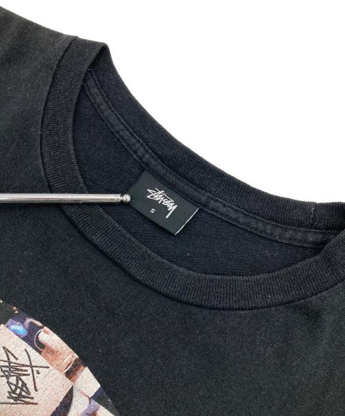 stussy（ステューシー）stussy (ステューシー) プリントTシャツ ブラック サイズ:Ｓの古着・服飾アイテム