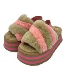 UGG（アグ）の古着「DISCO STRIPE SLIDE」｜ベージュ
