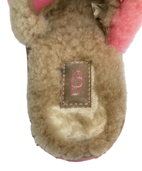 UGG（アグ）UGG (アグ) DISCO STRIPE SLIDE ベージュ サイズ:USA5の古着・服飾アイテム