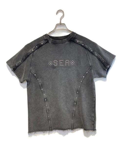 WIND AND SEA（ウィンダンシー）WIND AND SEA (ウィンダンシー) Sulfer Acid C-off S/S Top ブラック サイズ:Sの古着・服飾アイテム