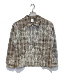 CONP（コンプ）の古着「Lace-Embroidered Jacket」｜グレー