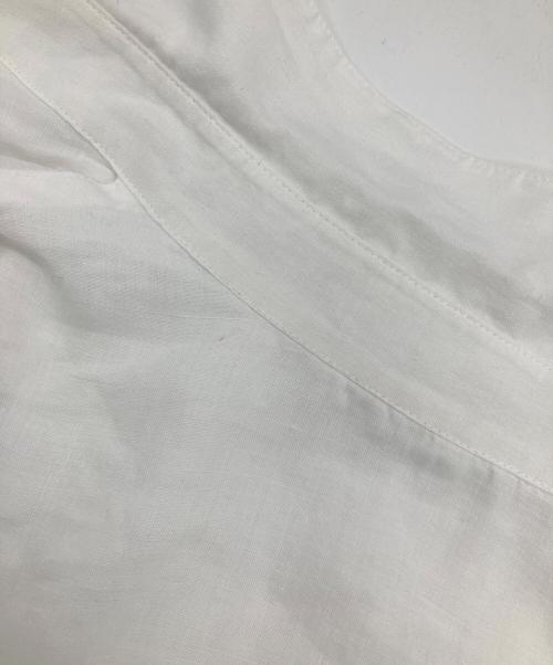 Loungedress（ラウンジドレス）Loungedress (ラウンジドレス) リネンバックタイシャツ ホワイト サイズ:Fの古着・服飾アイテム