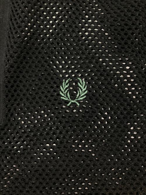 FRED PERRY（フレッドペリー）FRED PERRY (フレッドペリー) S/S MESH POLO SHIRT ブラック サイズ:Sの古着・服飾アイテム