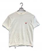 HUMAN MADEヒューマンメイド）の古着「HEART BADGE T-SHIRT」｜ホワイト