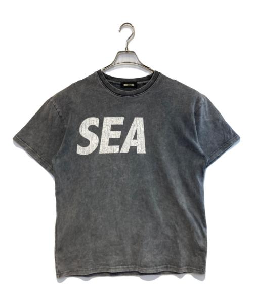 WIND AND SEA（ウィンダンシー）WIND AND SEA (ウィンダンシー) CRACK P DYE TEE チャコールグレー サイズ:Mの古着・服飾アイテム