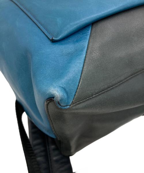 COACH（コーチ）COACH (コーチ) MANHATTAN BACKPACK ブルーの古着・服飾アイテム