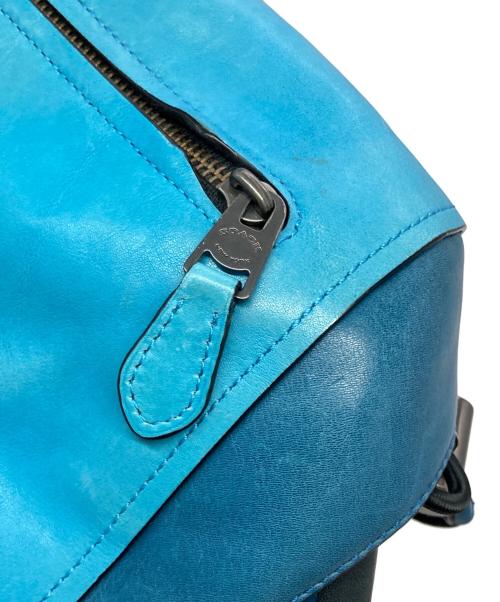 COACH（コーチ）COACH (コーチ) MANHATTAN BACKPACK ブルーの古着・服飾アイテム