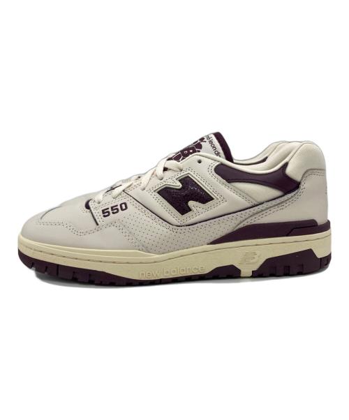 NEW BALANCE（ニューバランス）NEW BALANCE (ニューバランス) Aime Leon Dore (エメレオンドレ) BB550 AR1 ホワイト×パープル サイズ:US10 未使用品の古着・服飾アイテム