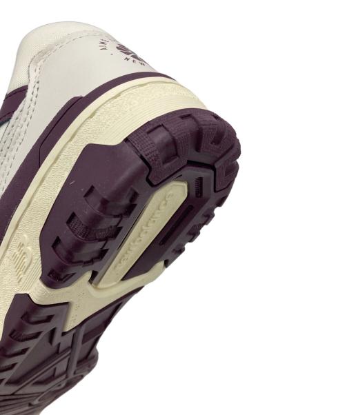 NEW BALANCE（ニューバランス）NEW BALANCE (ニューバランス) Aime Leon Dore (エメレオンドレ) BB550 AR1 ホワイト×パープル サイズ:US10 未使用品の古着・服飾アイテム