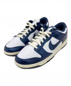 NIKEナイキ）の古着「WMNS DUNK LOW PREMIUM」｜ホワイト×ネイビー
