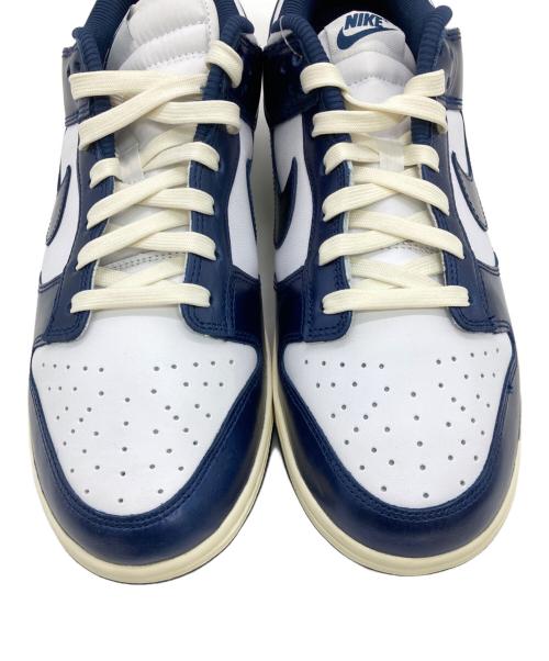 NIKE（ナイキ）NIKE (ナイキ) WMNS DUNK LOW PREMIUM ホワイト×ネイビー サイズ:US11.5 未使用品の古着・服飾アイテム